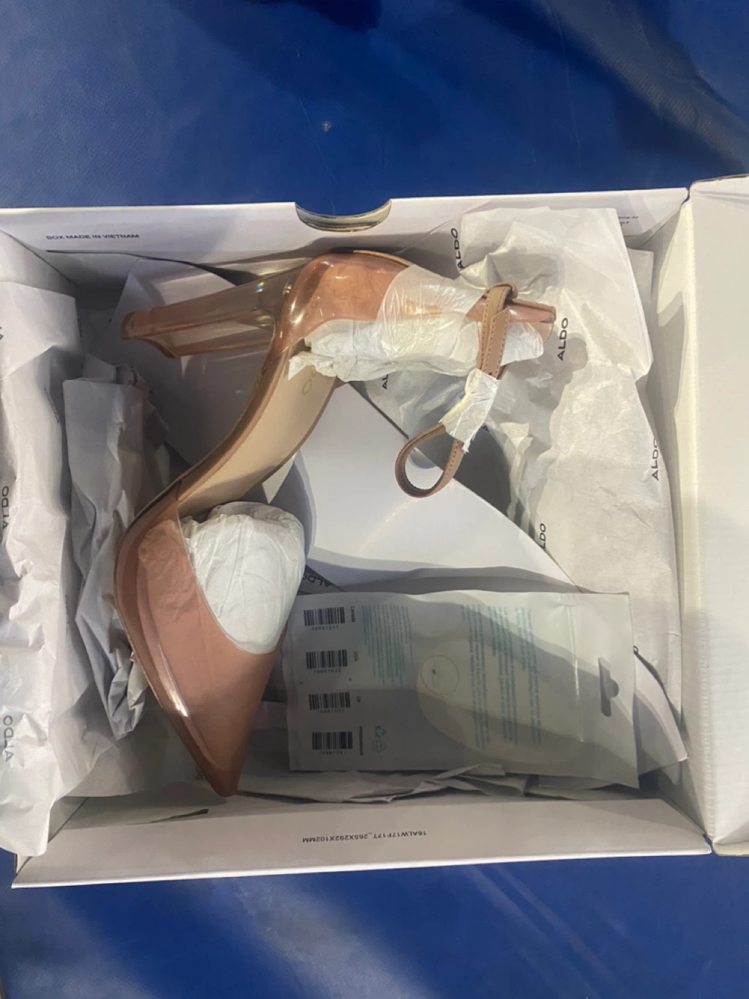 ALDO Women's Clear Heeled Pumps Size 10