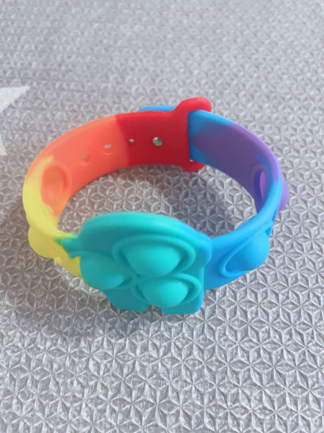 🌱 Rainbow Pop It Fidget Bracelet