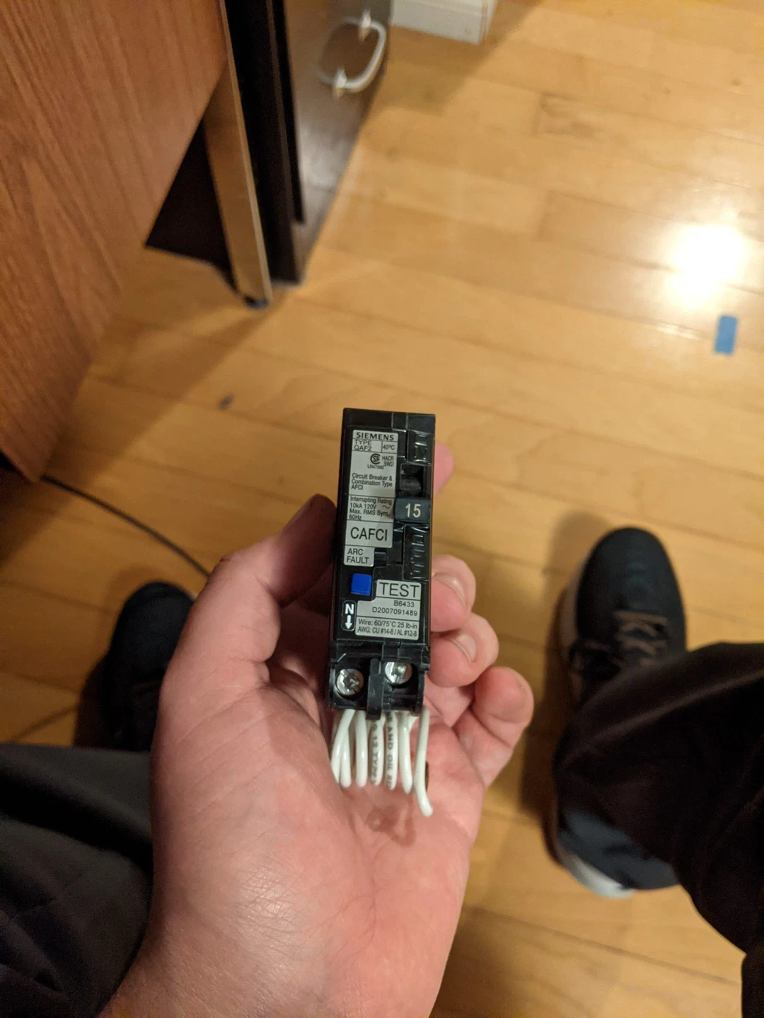 Siemens CAFCI Arc Fault Breaker (Like-New & Tested) - photo 2