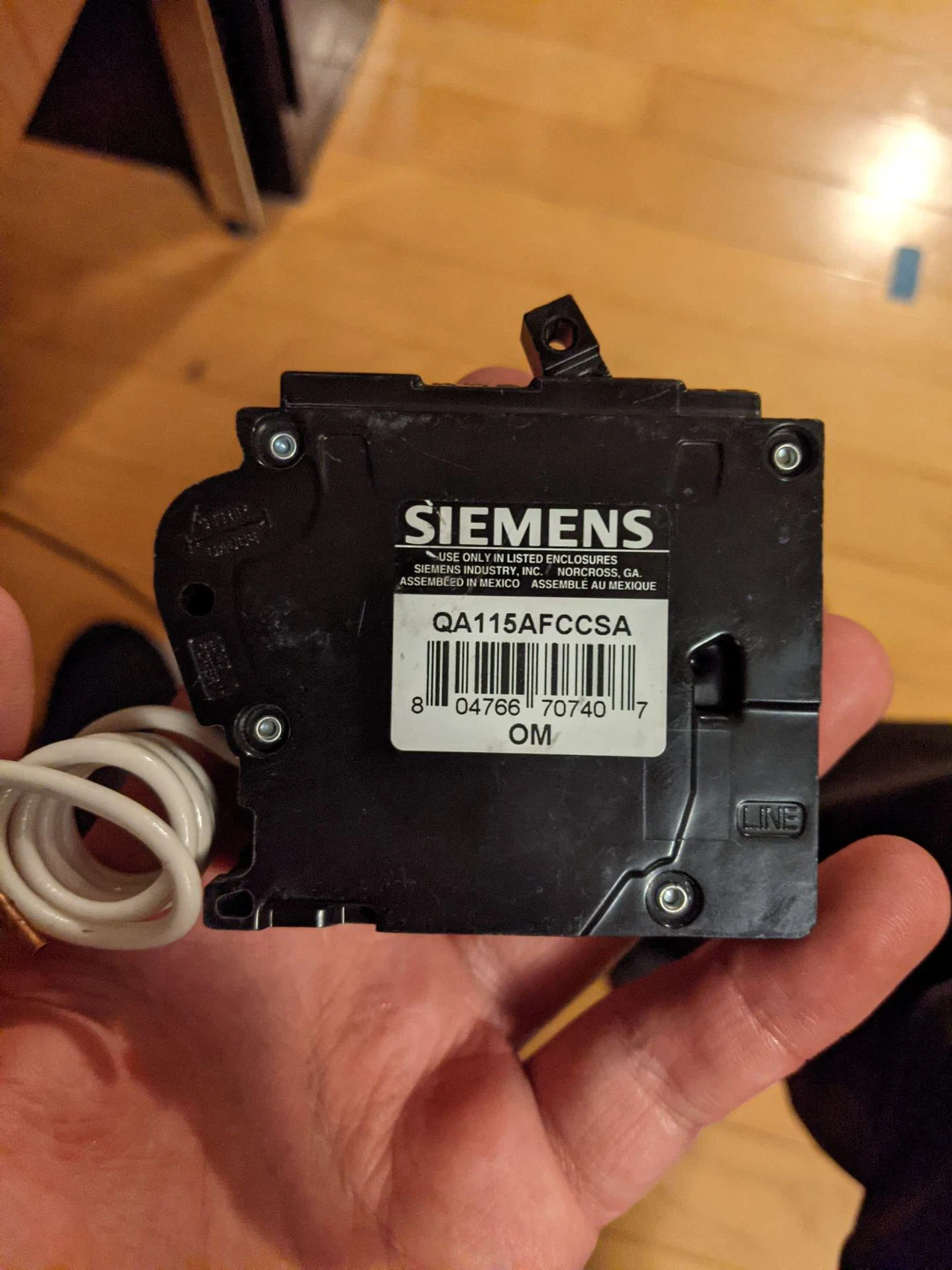 Siemens CAFCI Arc Fault Breaker (Like-New & Tested)