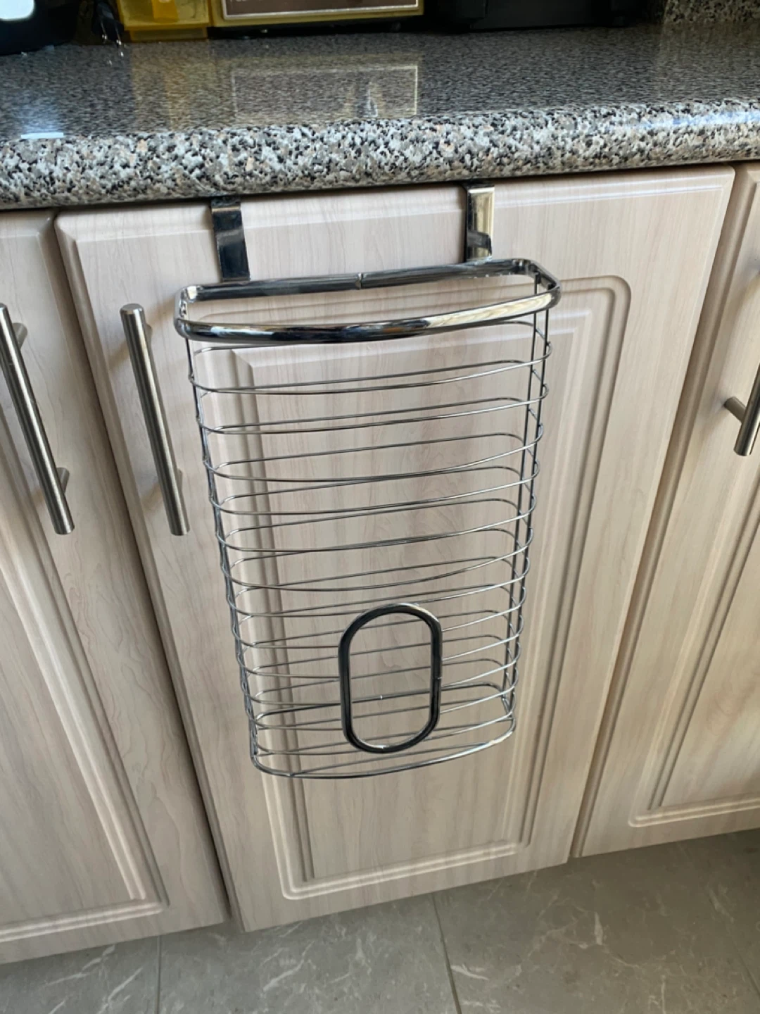 Over-the-Cabinet Wire Basket Organizer