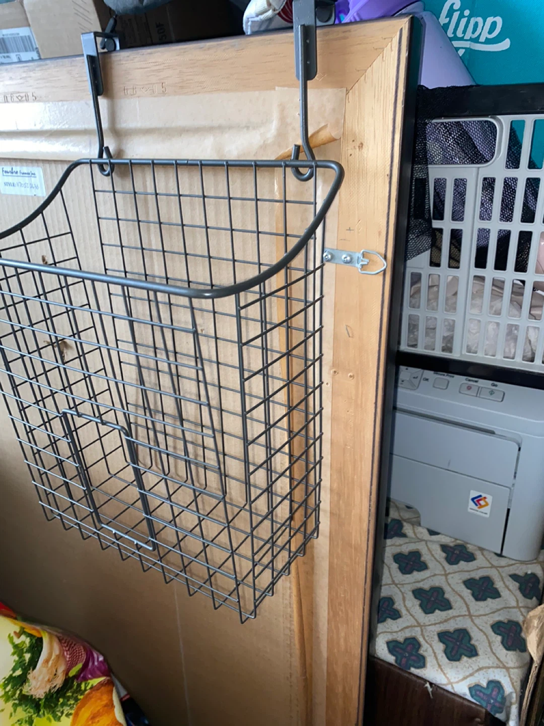 Wire Over-the-Door Storage Basket - photo 3