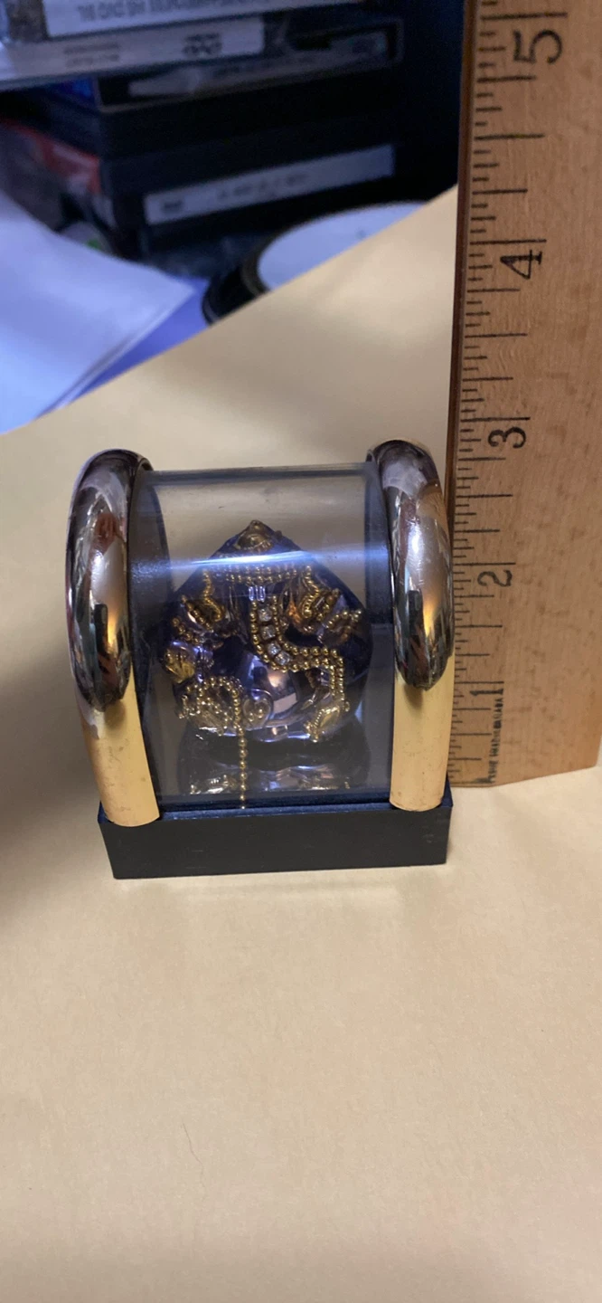 Decorative Ganesha Figurine in Display Case - photo 3