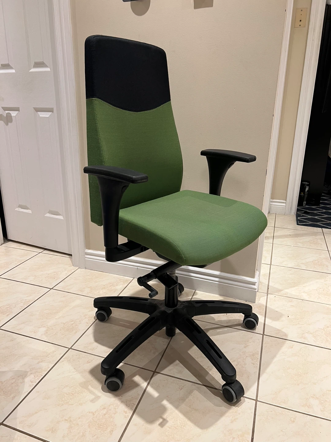 Office Chair - Green and Black