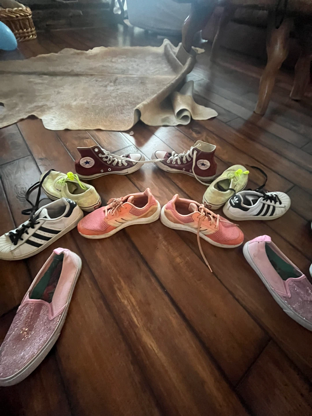 Bundle of Kids' Shoes - Adidas, Converse, Vans