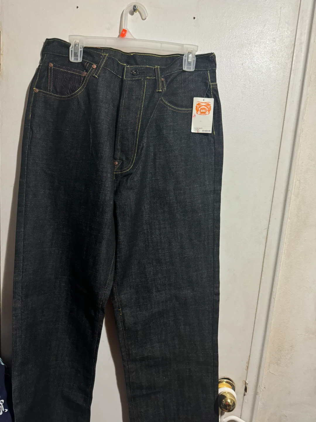 Red Monkey Company Jeans Size 34 Embroidered - photo 4
