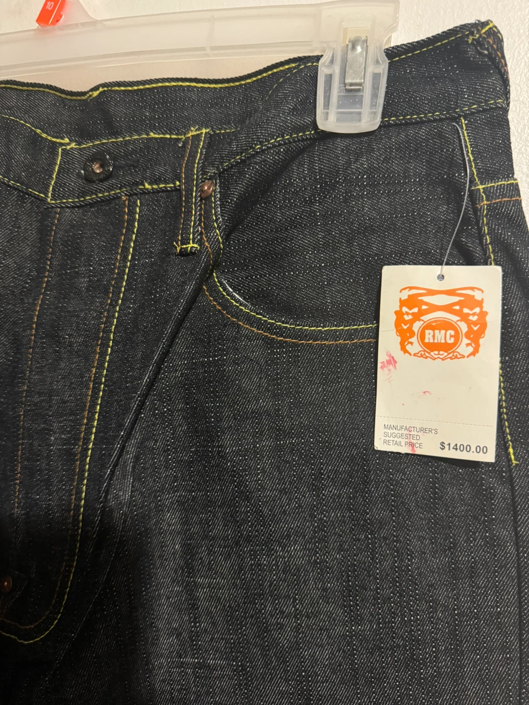Red Monkey Company Jeans Size 34 Embroidered - photo 5