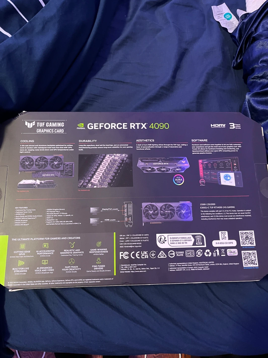 ASUS TUF Gaming GeForce RTX 4090 Graphics Card - photo 2