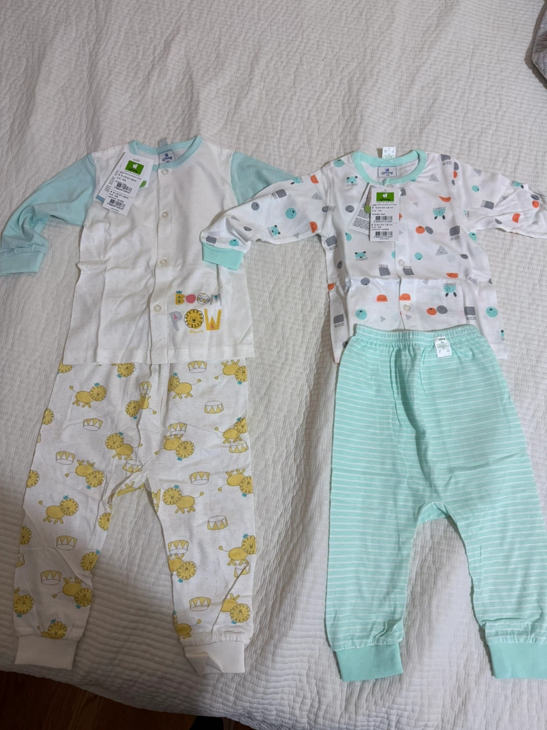 Korea Baby Pajamas Set (2 pairs)