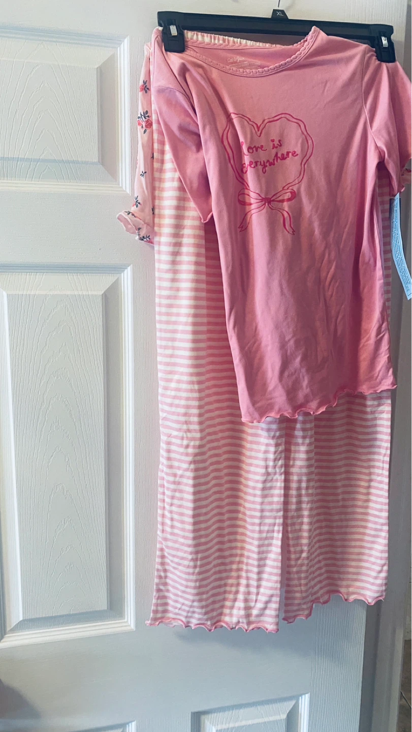 3 piece pajama set size 14