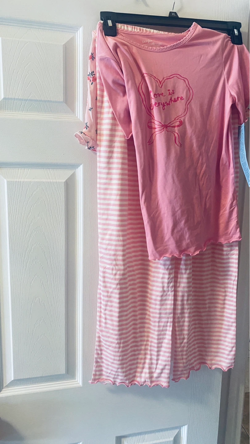 3 piece pajama set size 14 - photo 2
