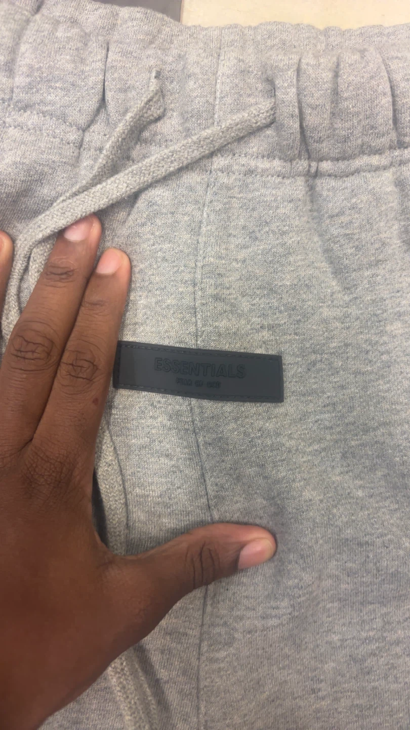Essentials Dark Oatmeal Sweat Shorts - XS - photo 2