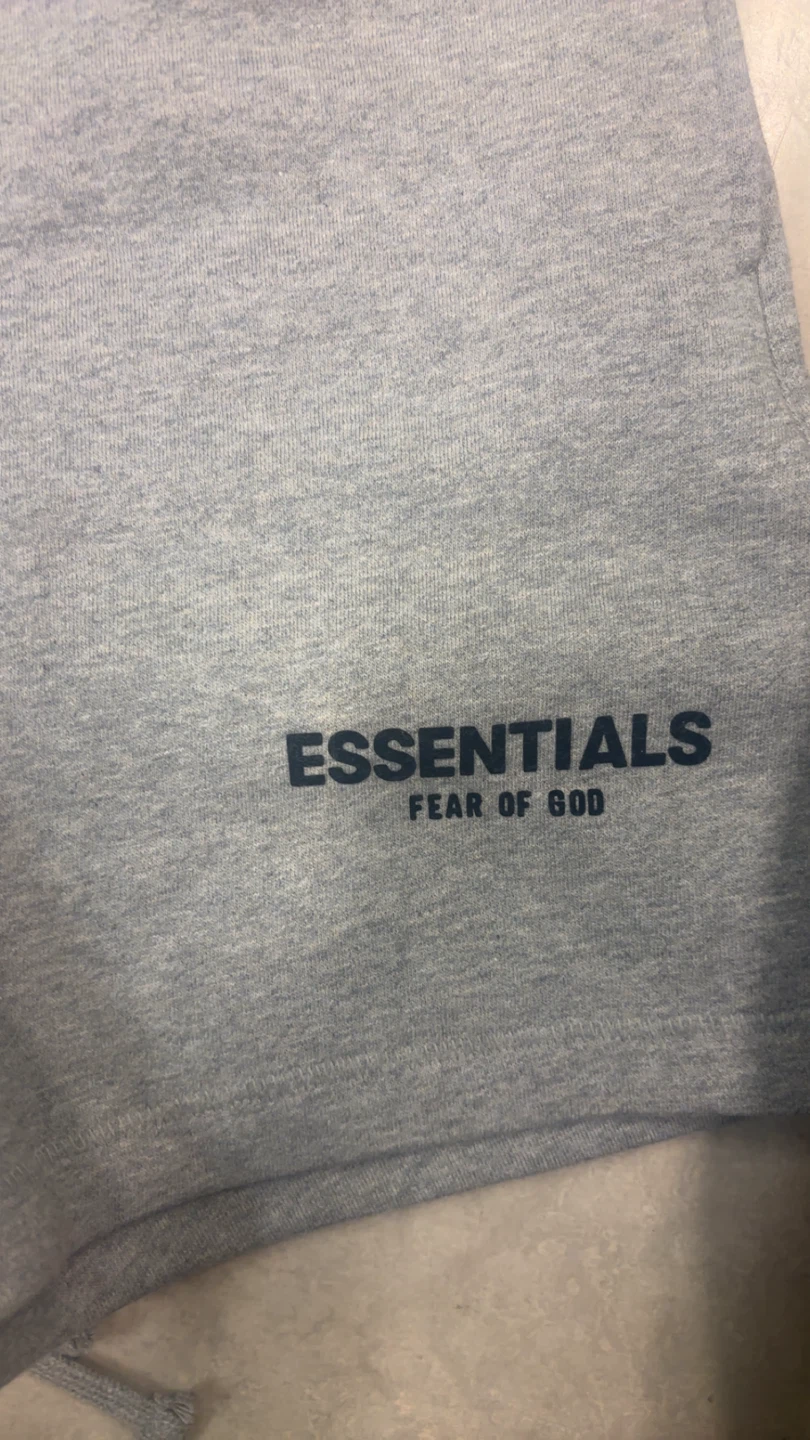 Essentials Dark Oatmeal Sweat Shorts - XS - photo 3