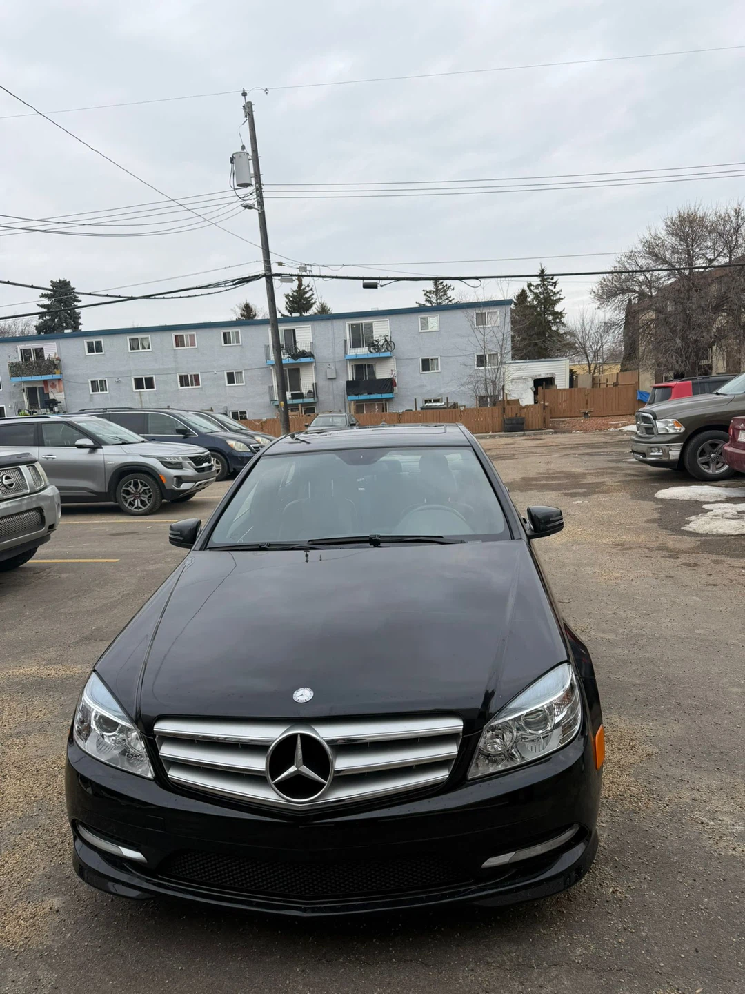 Black Mercedes-Benz C-Class Sedan