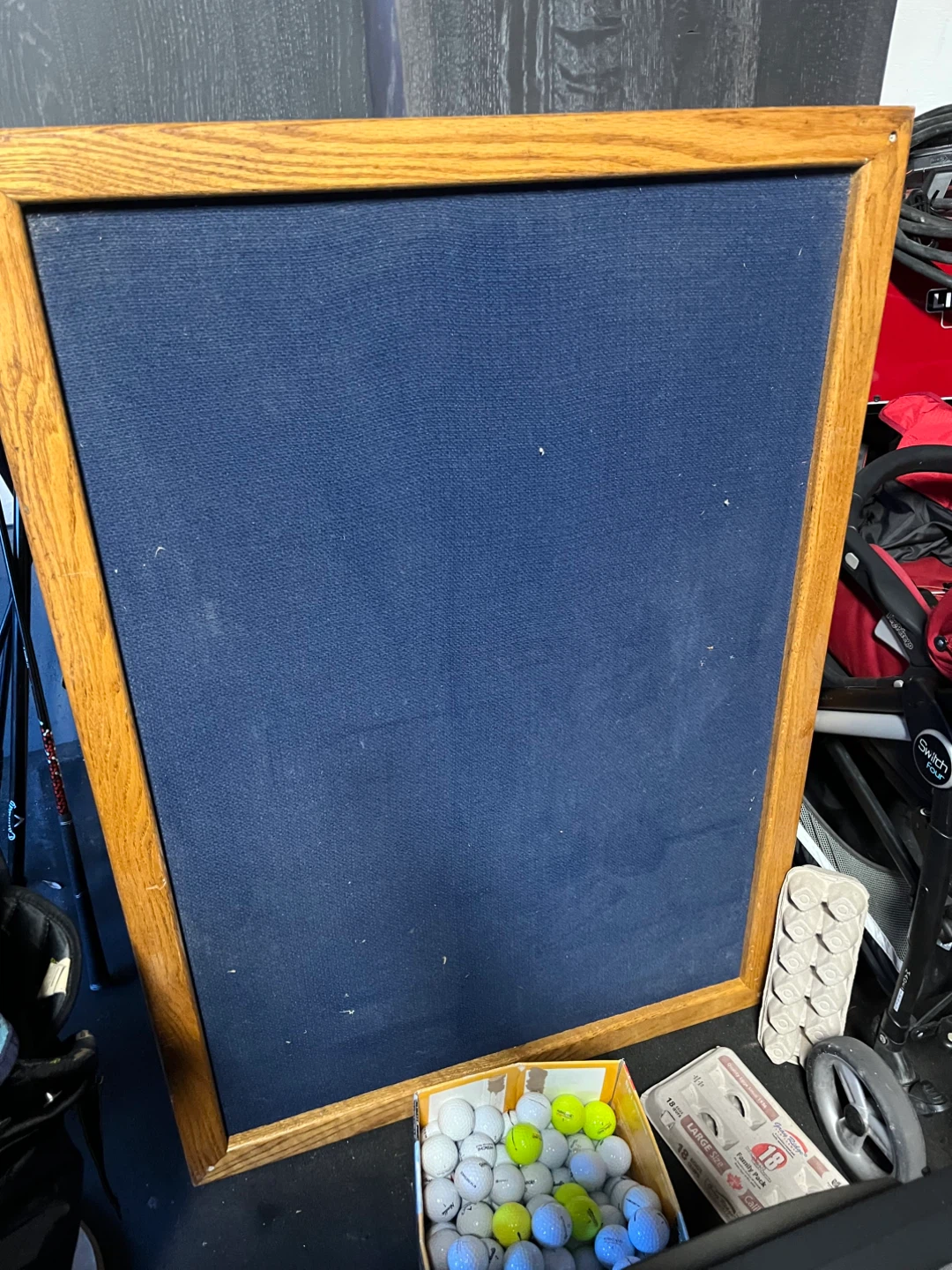 Wooden Framed Bulletin Board
