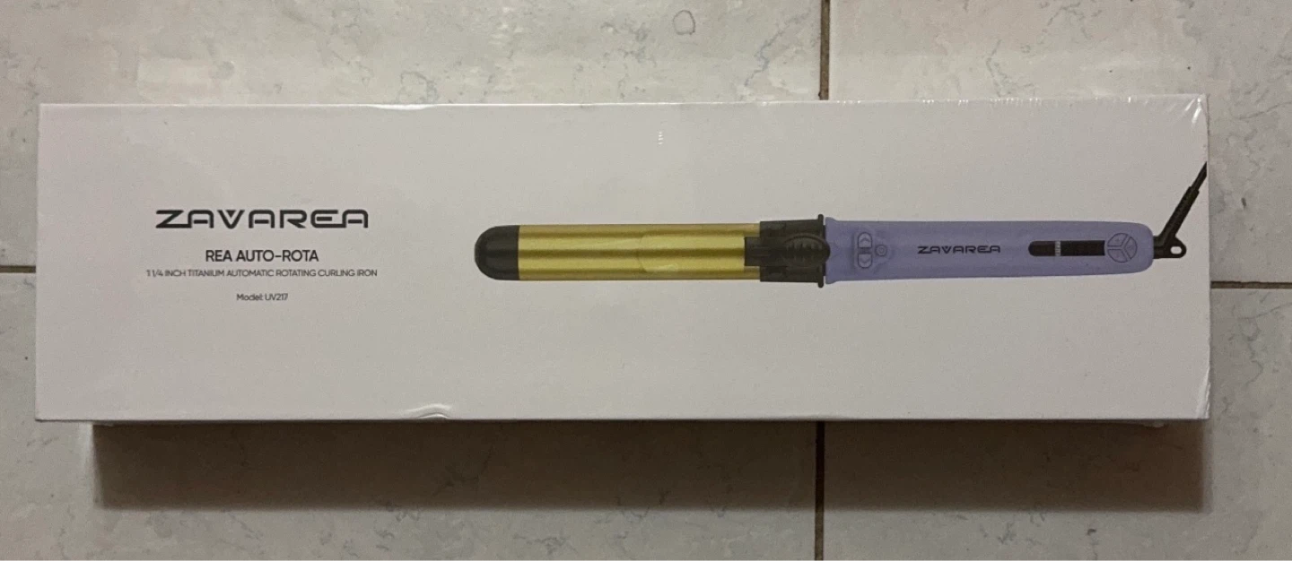 Zavarea 1 1/4 inch Titanium Automatic Rotating Curling Iron