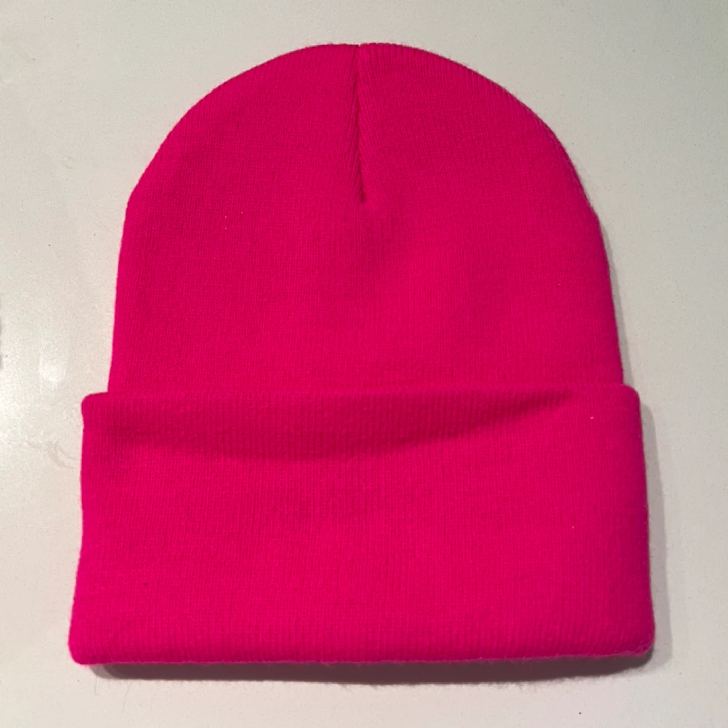 Hot Pink Knit Beanie
