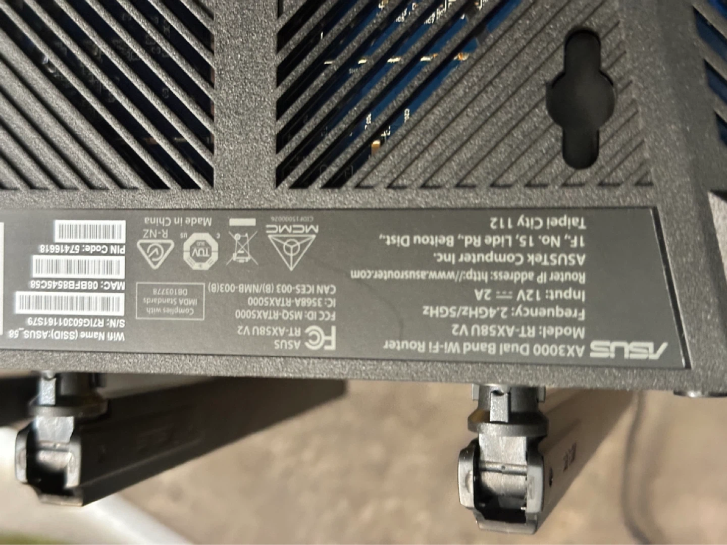 ASUS RT-AX58U V2 AX3000 Dual Band Wi-Fi Router - photo 2