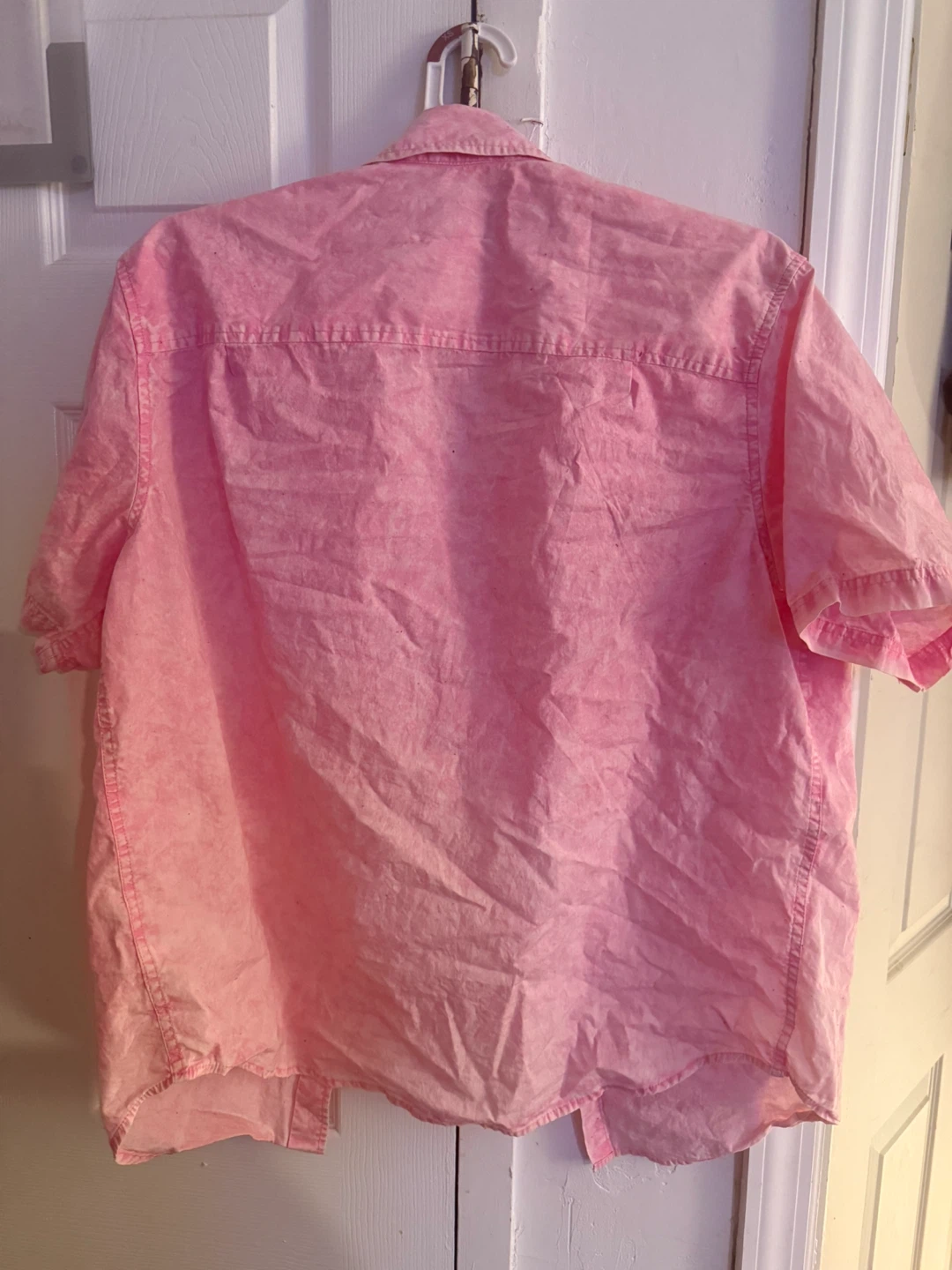 Original Use Pink Short Sleeve Button-Up Shirt Size L - photo 3