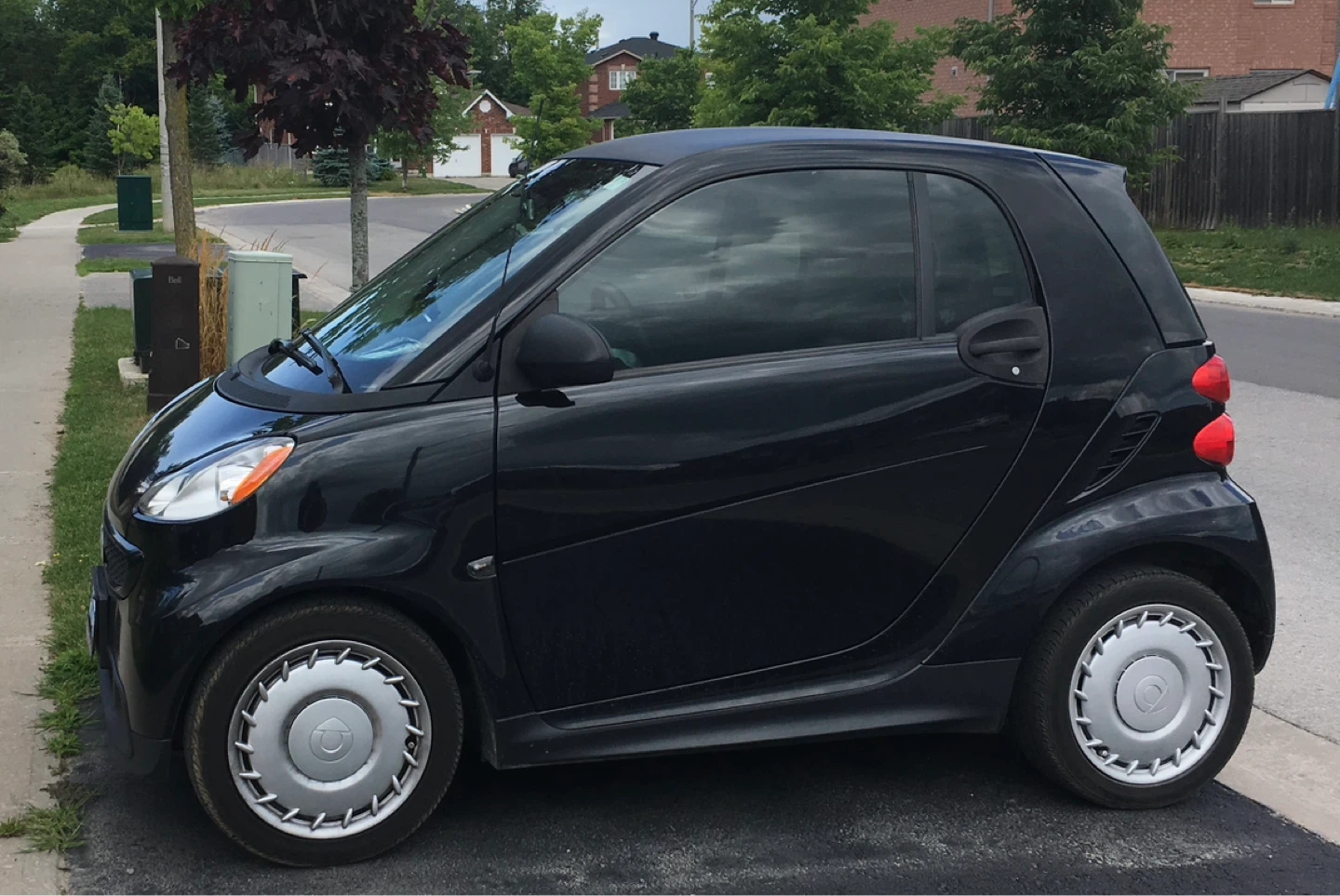 Black Smart Car