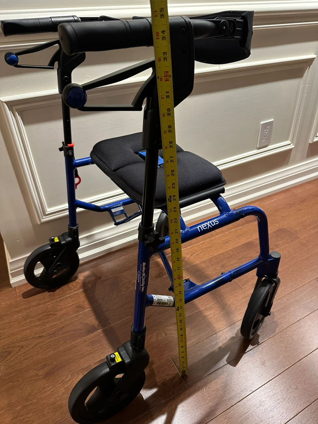 Nexus Rollator Walker with Seat and Basket