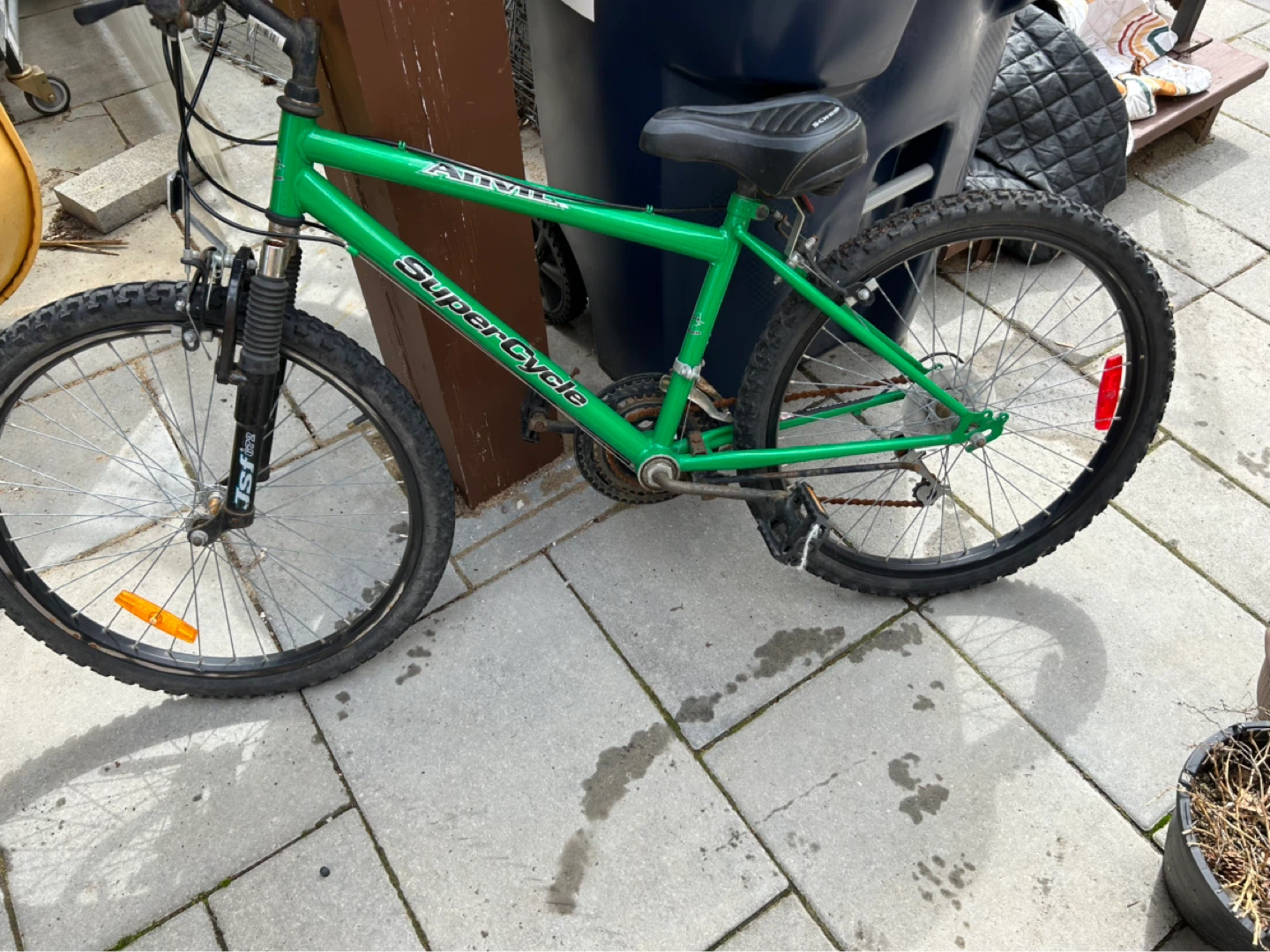 Green Super Cycle Mountain Bike