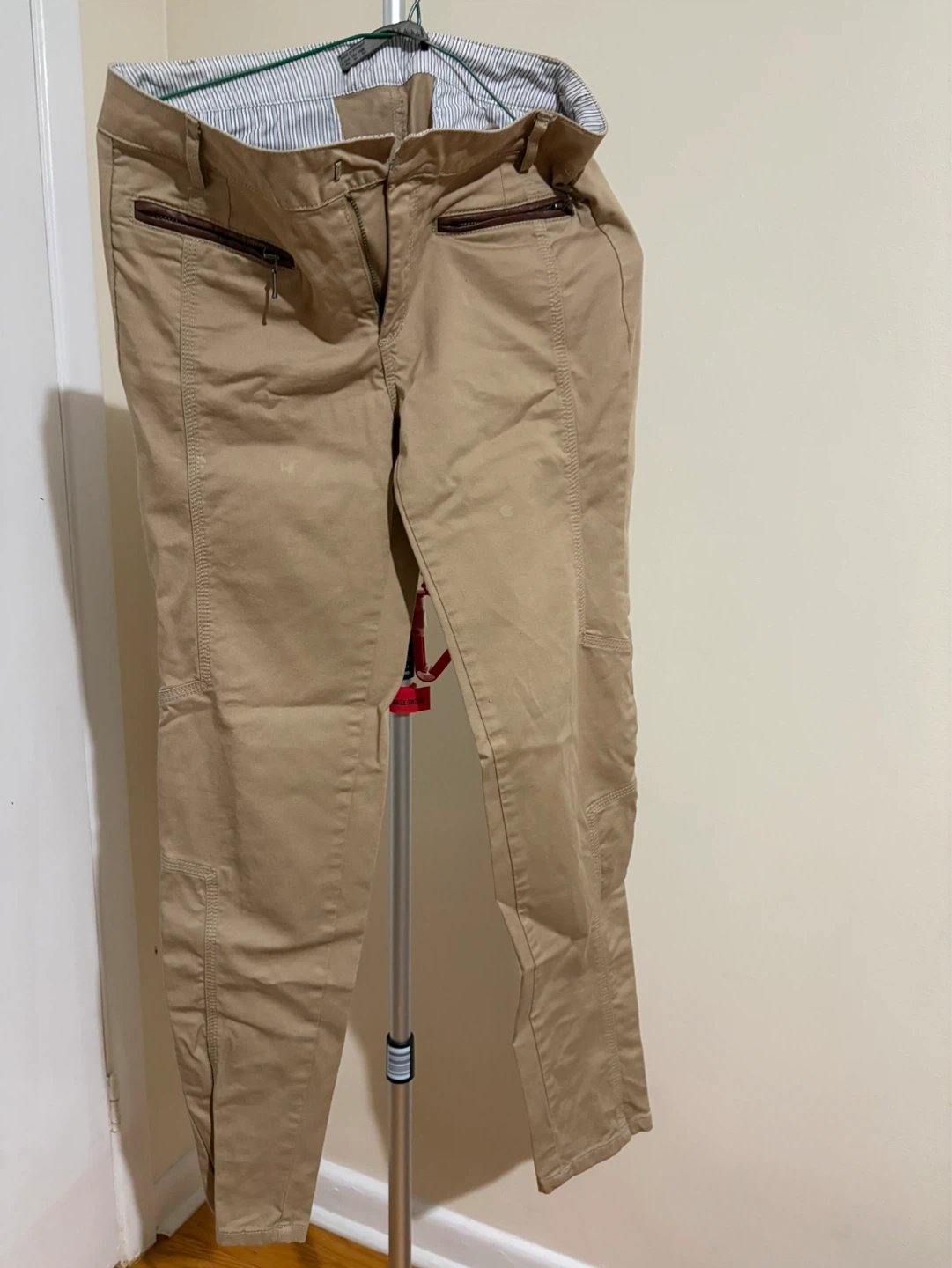 ZARA Basic Khaki Cargo Pants Women's Size 10/32