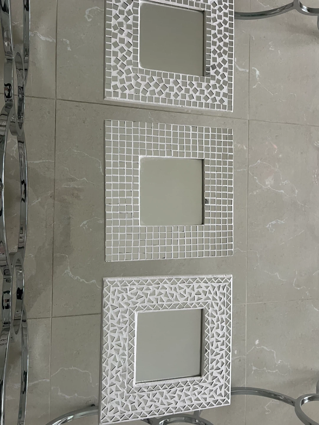 Mosaic Square Mirrors Set