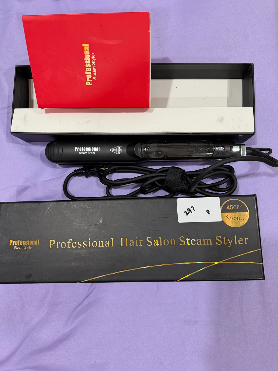 Professional Hair Salon Steam Styler Flat Iron