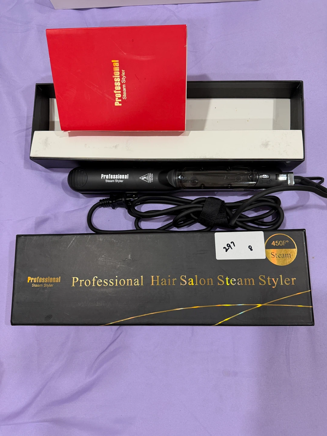 Professional Hair Salon Steam Styler Flat Iron - photo 2