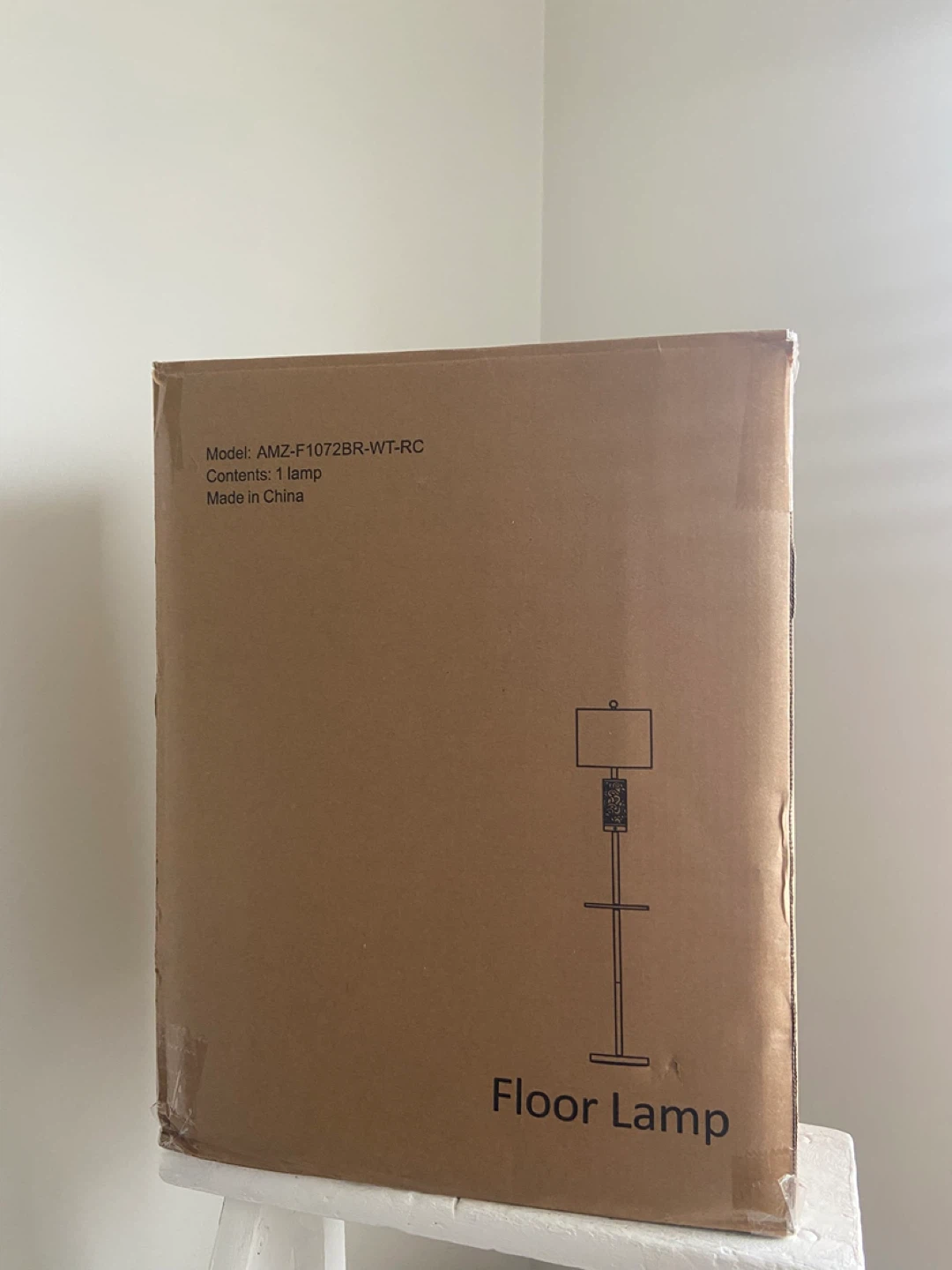 OYEARS Floor Lamp with Shelf