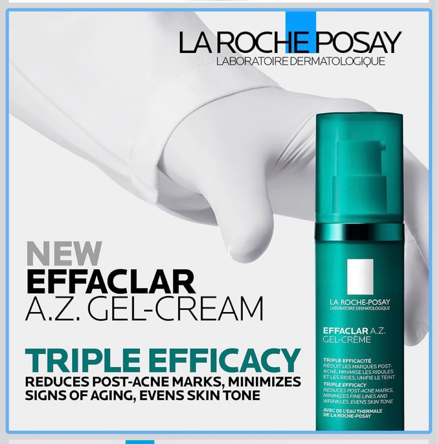 La Roche-Posay Effaclar A.Z. Gel-Cream for Adult Acne-Prone Skin - photo 5