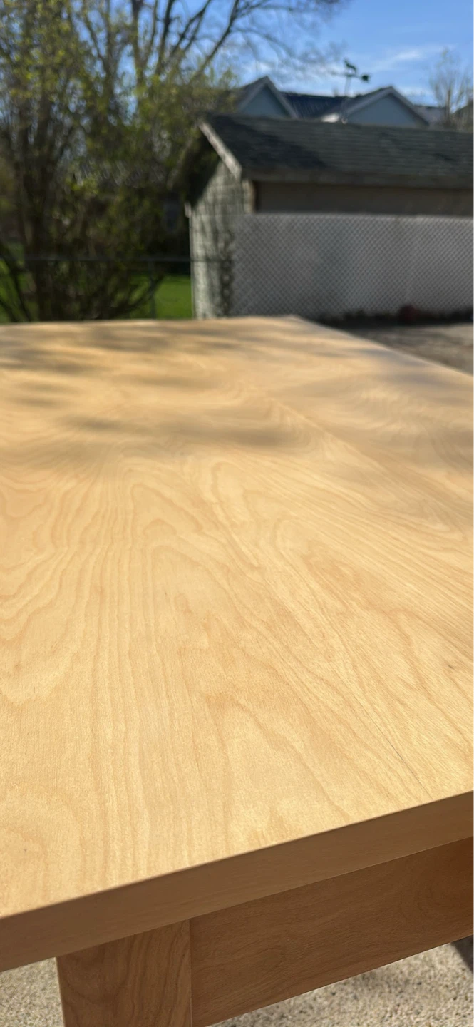 Wooden Dining Table with Drawer - photo 4