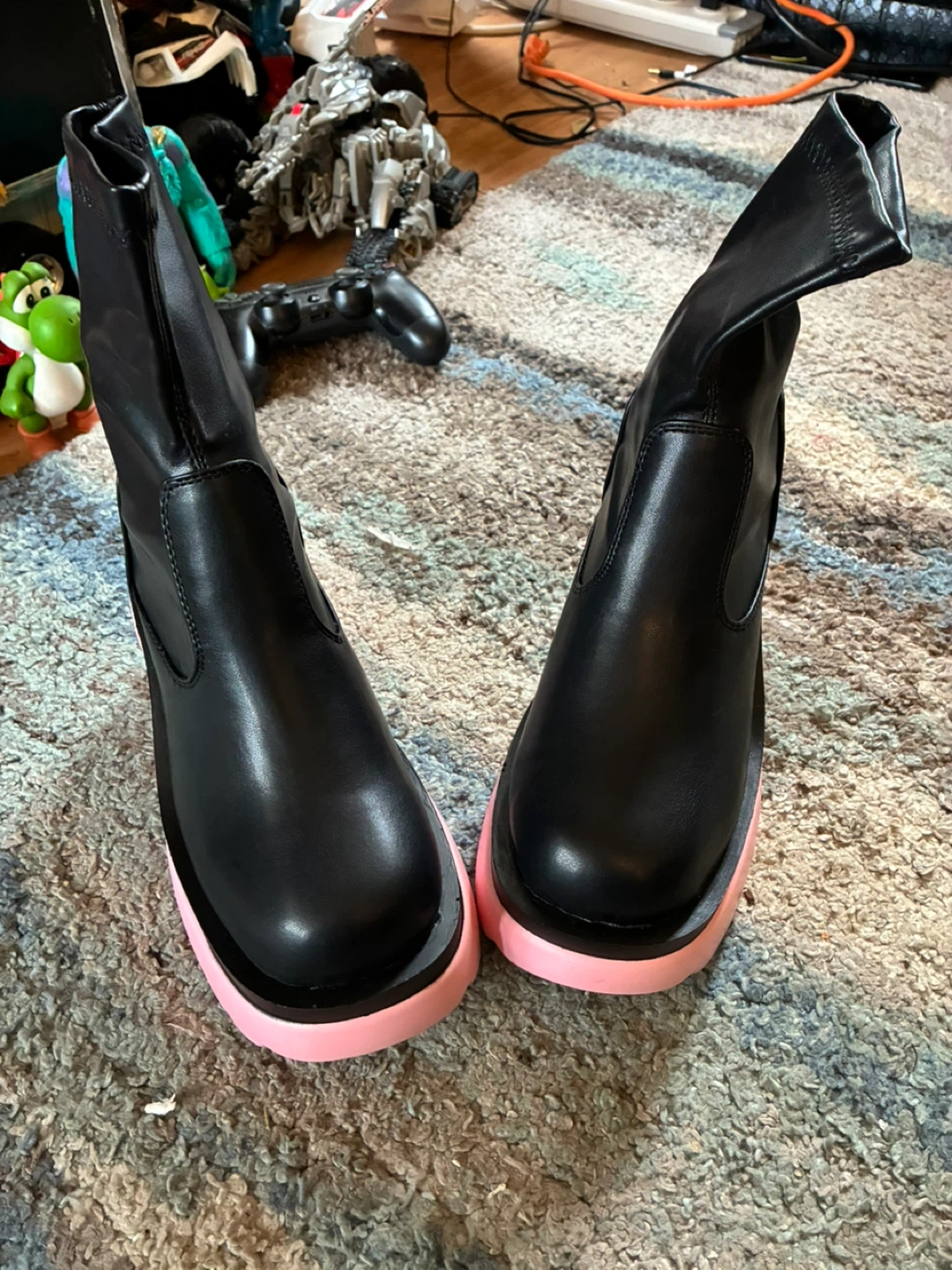 Women platform boots - photo 4