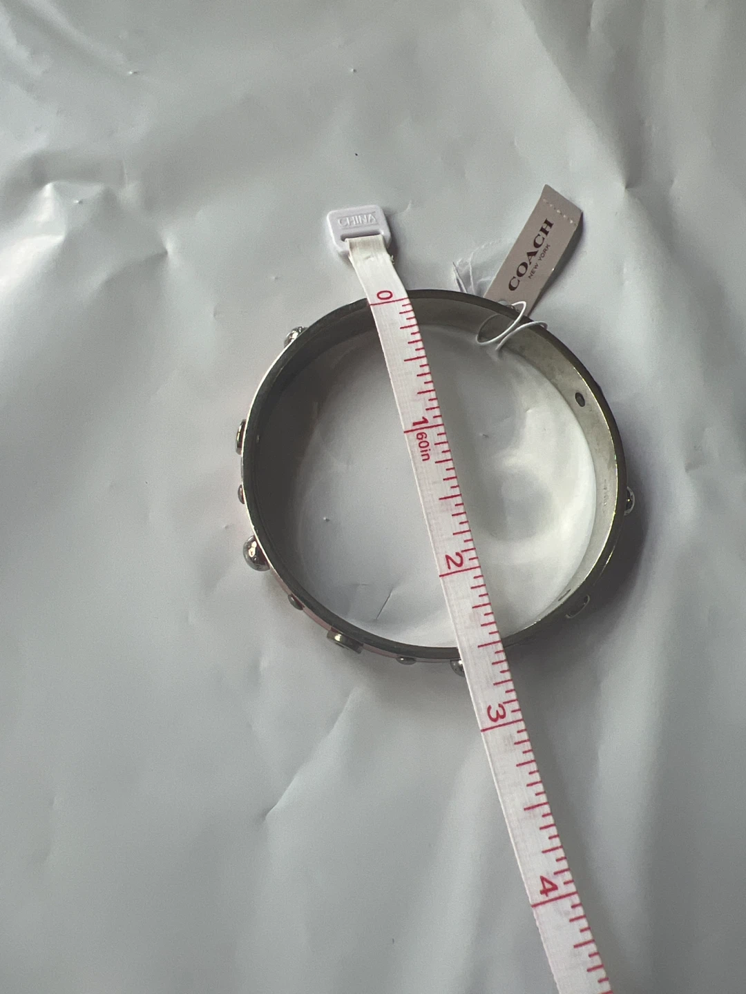 Coach Red Bangle Bracelet - photo 4