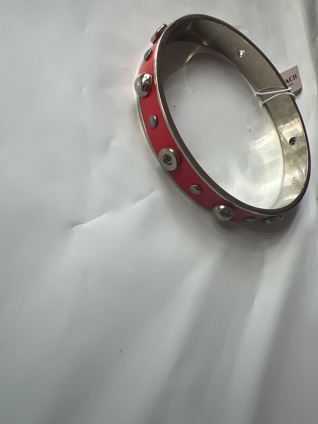 Coach Red Bangle Bracelet - photo 2