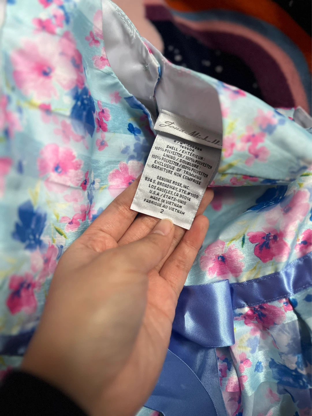 Joan Miller Girls Floral Dress Size 2 - photo 2