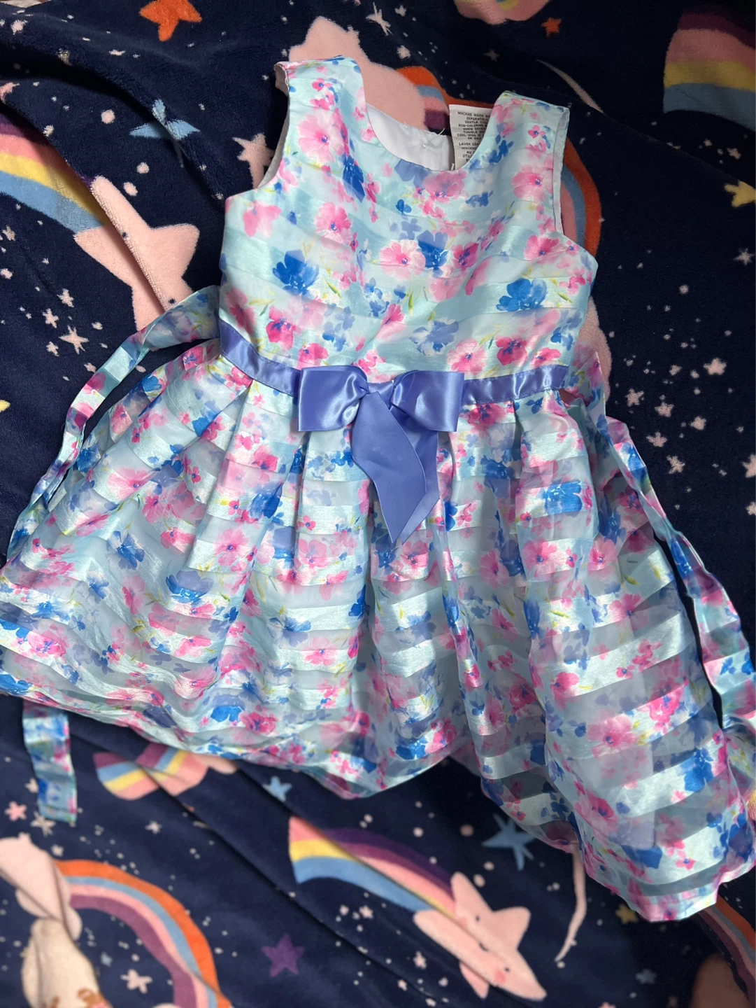 Joan Miller Girls Floral Dress Size 2