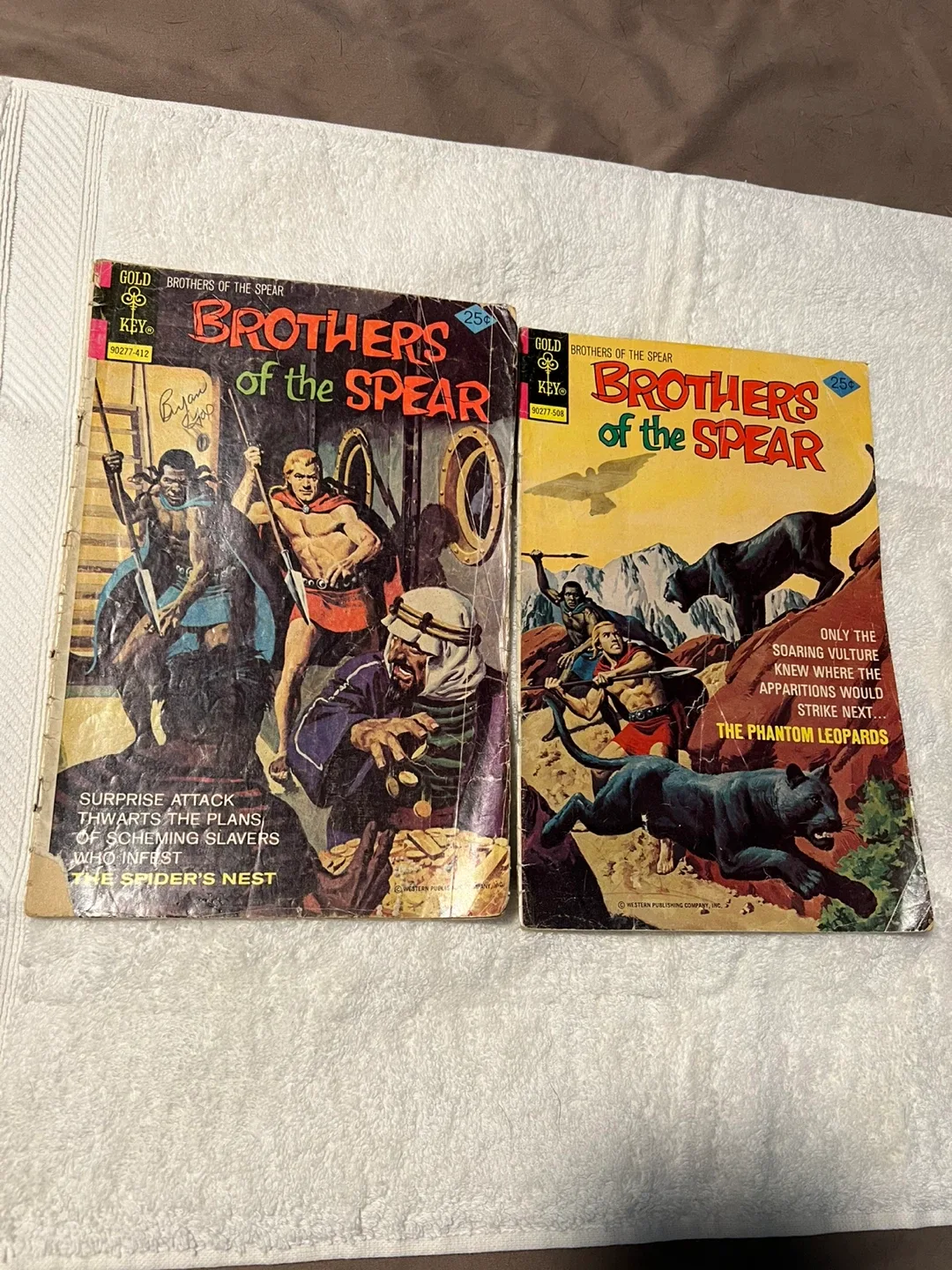 2 Vintage Brothers of the Spear Comics