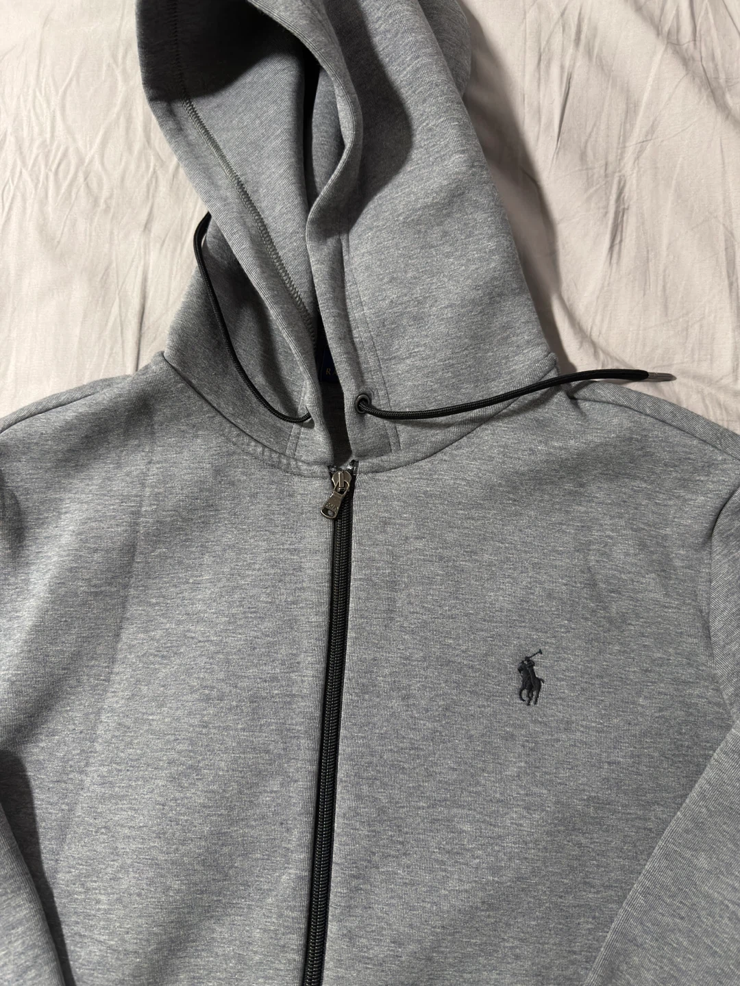Polo Ralph Lauren Full Zip Hoodie - Grey - Size Medium - photo 2