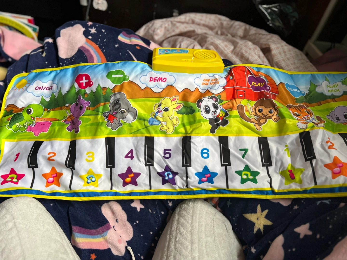 Musical Keyboard Play Mat