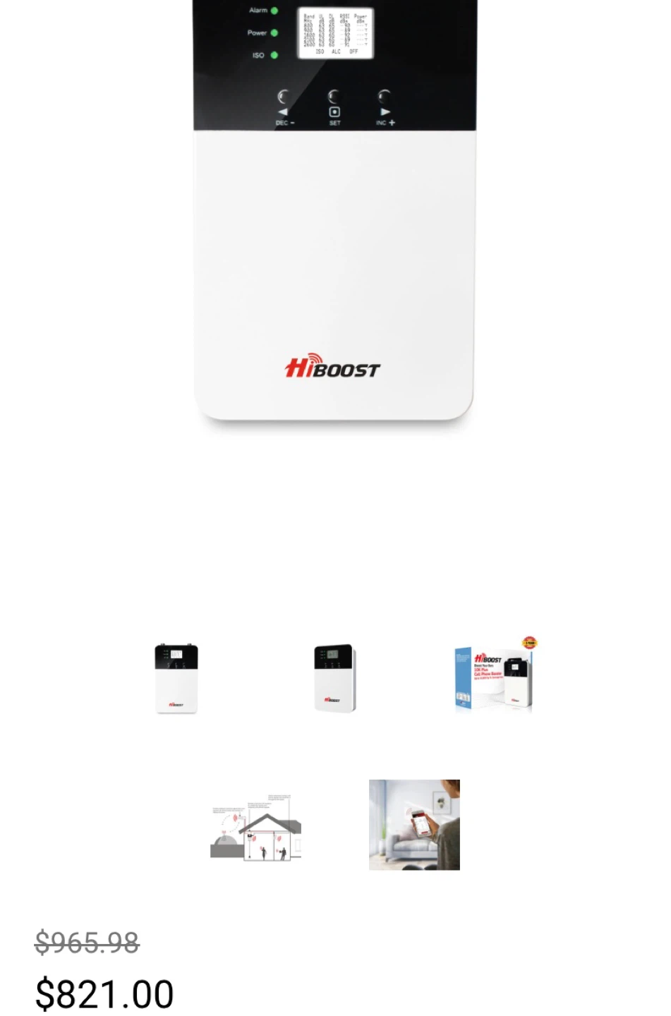 HiBoost 10K Plus Cell Phone Booster - photo 3