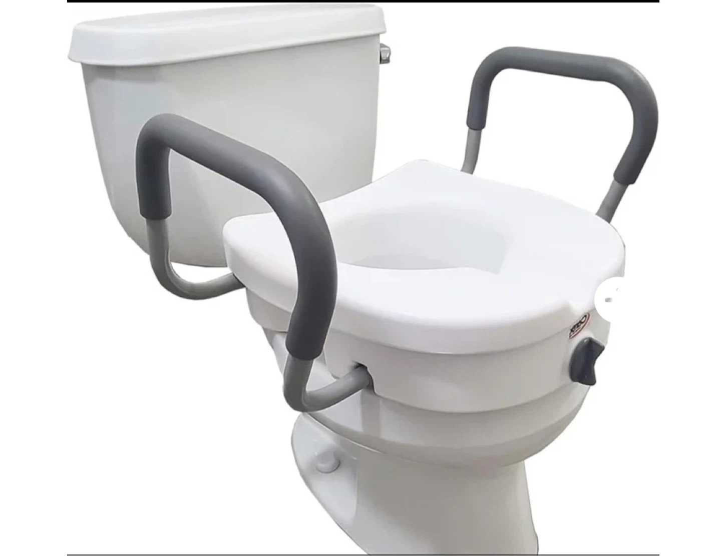 Carex Raised Toilet Seat With Handles