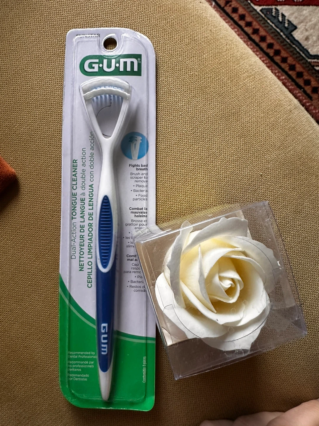 GUM Dual-Action Tongue Cleaner