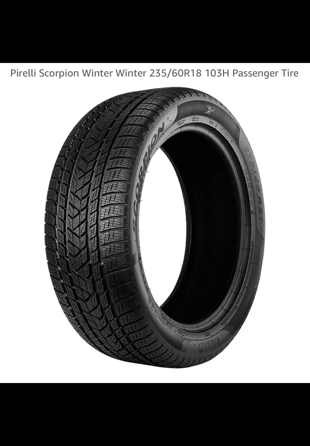 Pirelli Scorpion Winter Tire 235/60R18 103H - photo 4