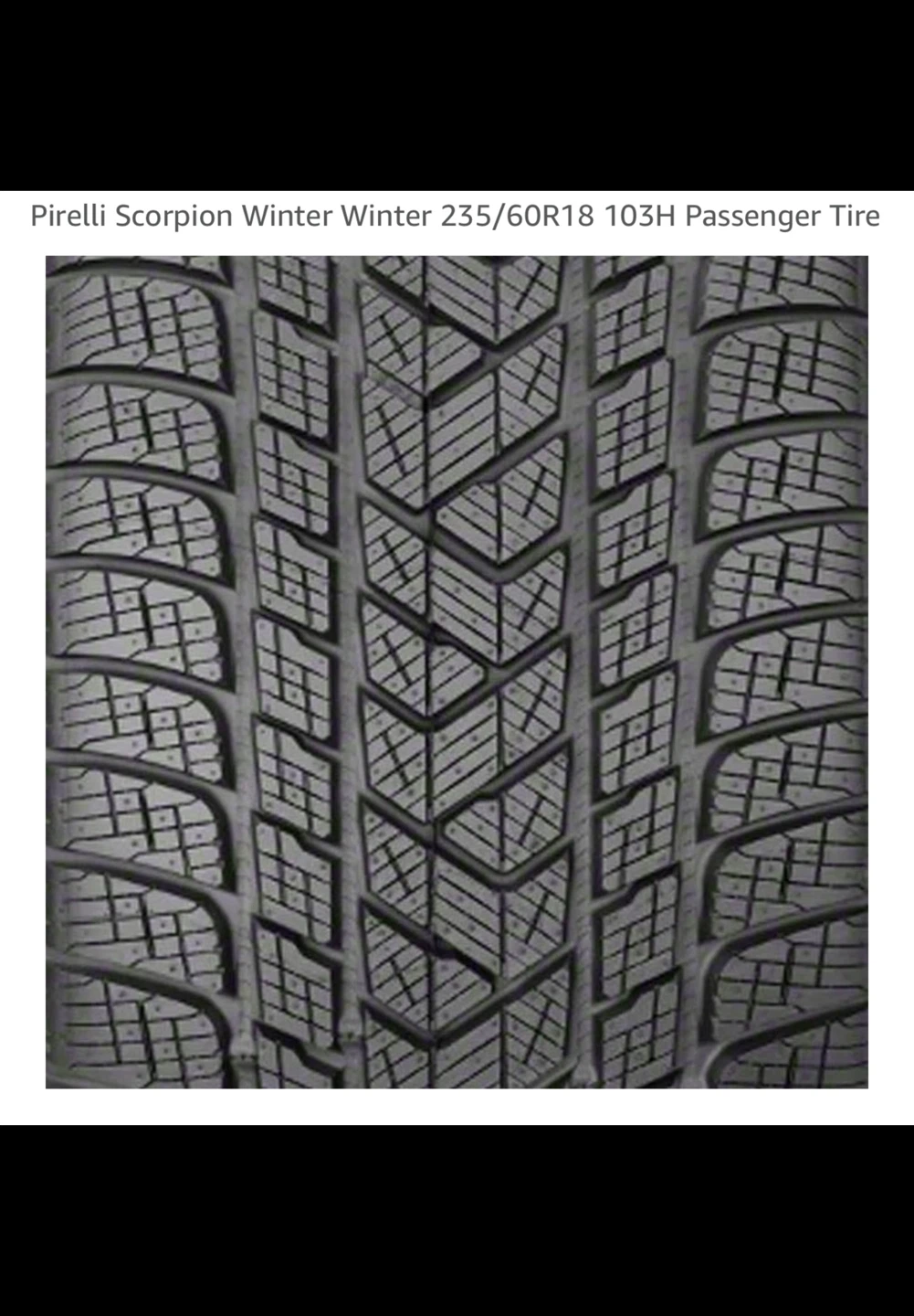 Pirelli Scorpion Winter Tire 235/60R18 103H