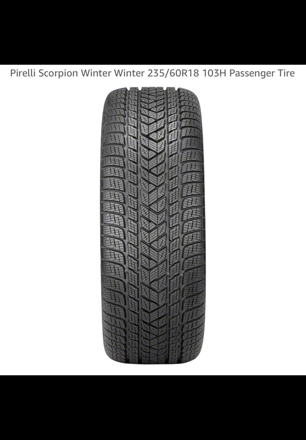 Pirelli Scorpion Winter Tire 235/60R18 103H - photo 3
