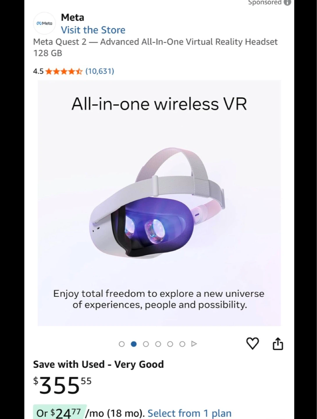 Meta Quest 2 Virtual Reality Headset - 128GB - photo 4