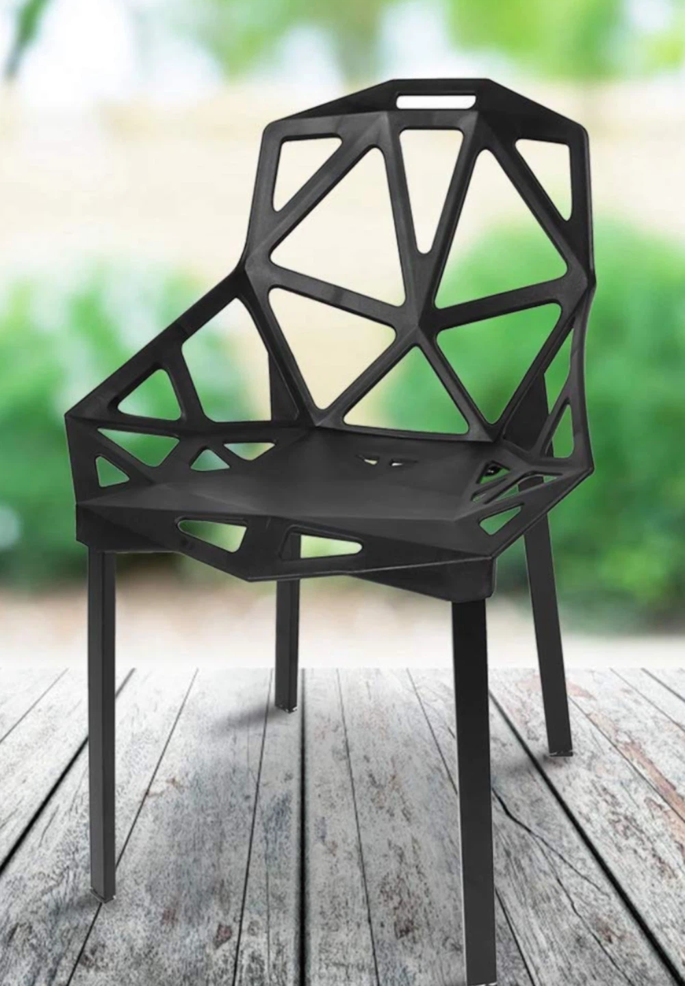 WAZO Geometric Chair (Black) - photo 3