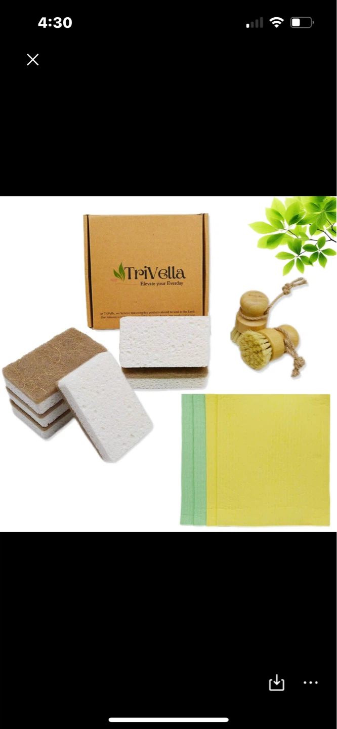Kitchen Cleaning Brush and Sponge Set - photo 3